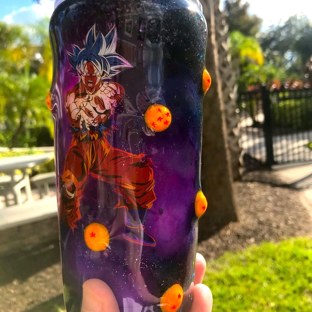 Custom hot/cold stainless steel dragon ball tumbler